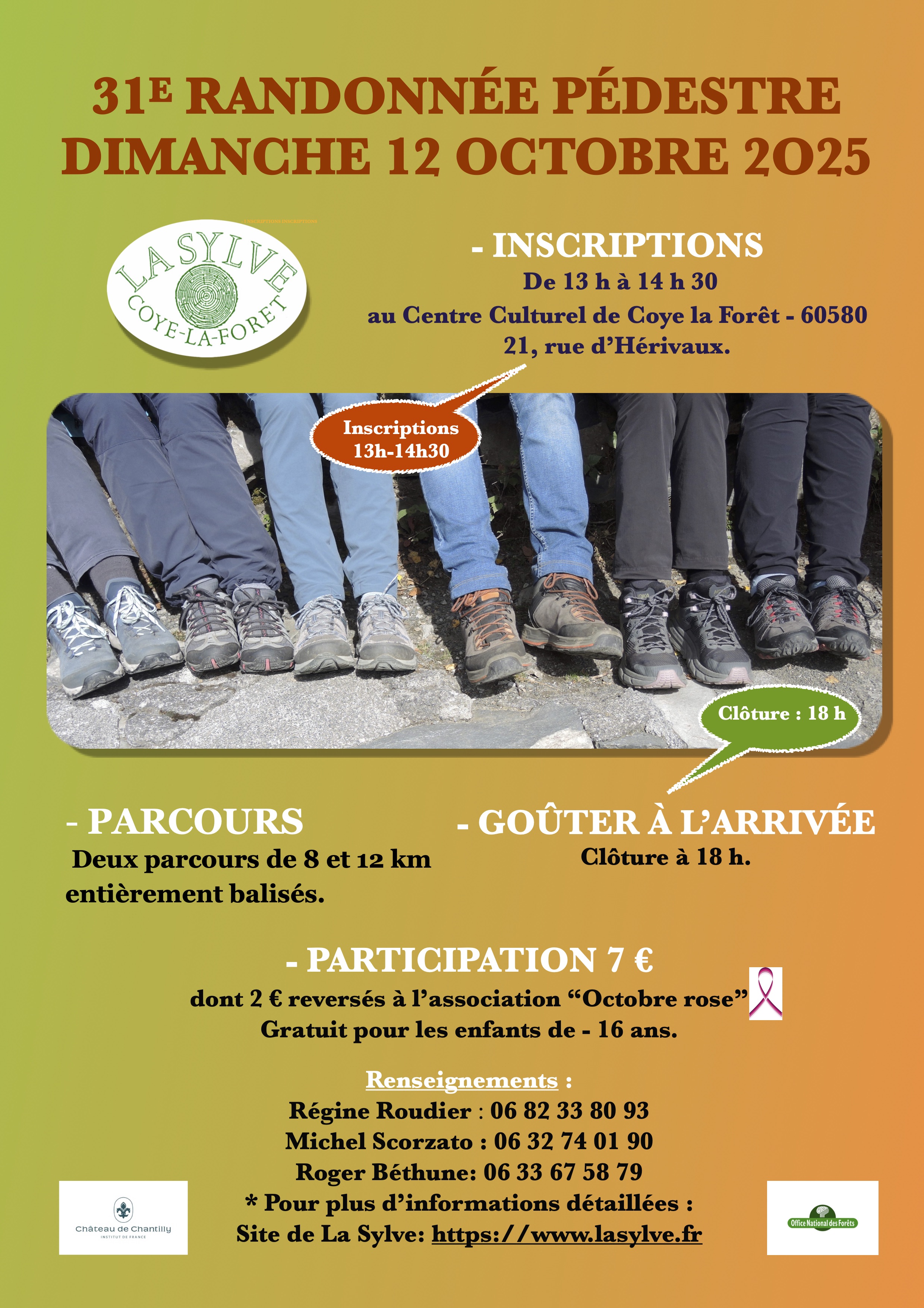 Grande randonnée à Coye-la-Forêt