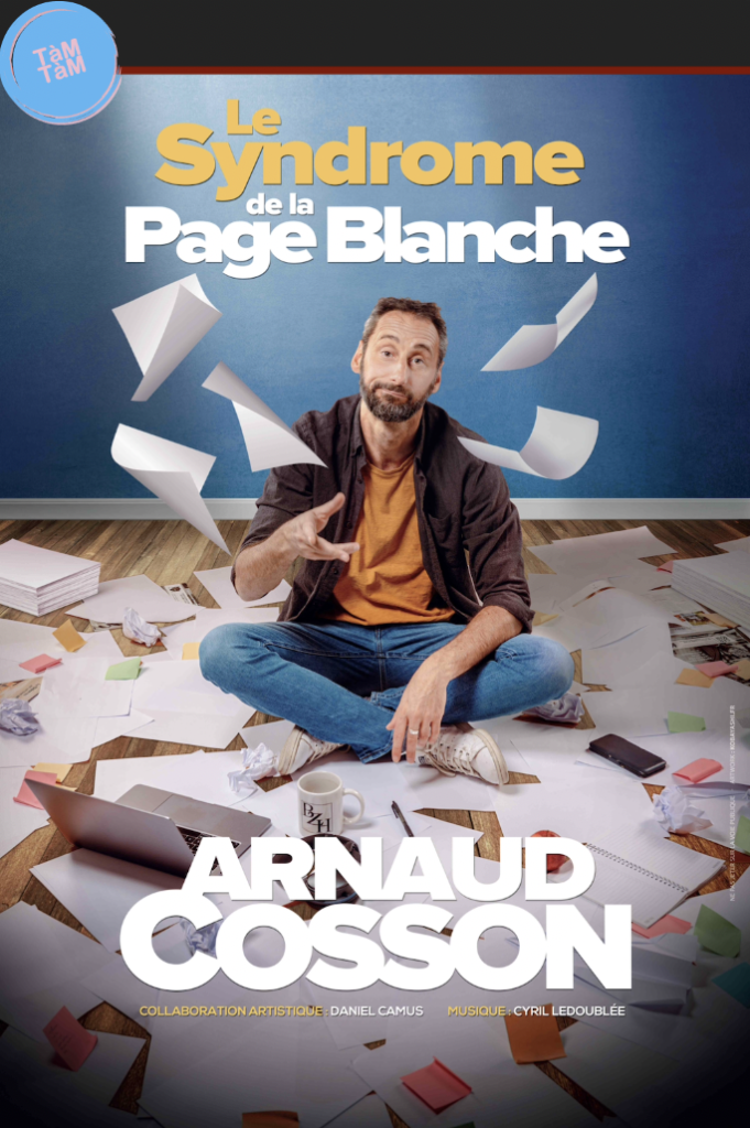 Arnaud Cosson dans le Syndrome de la page blanche