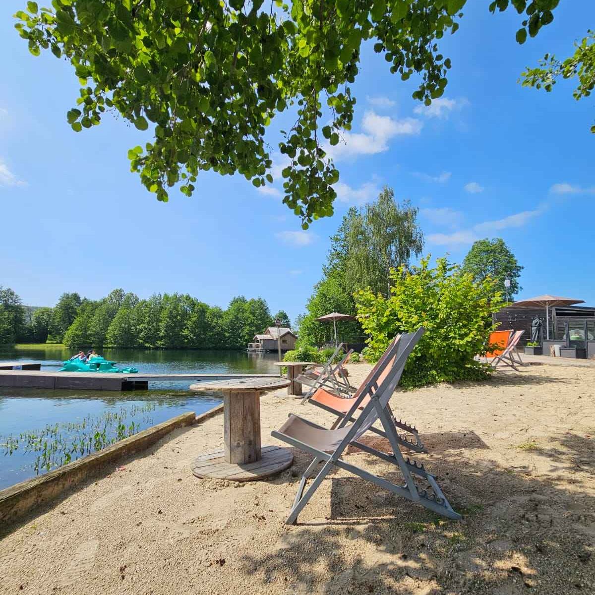 La plage aménagée du Lieu Dieu