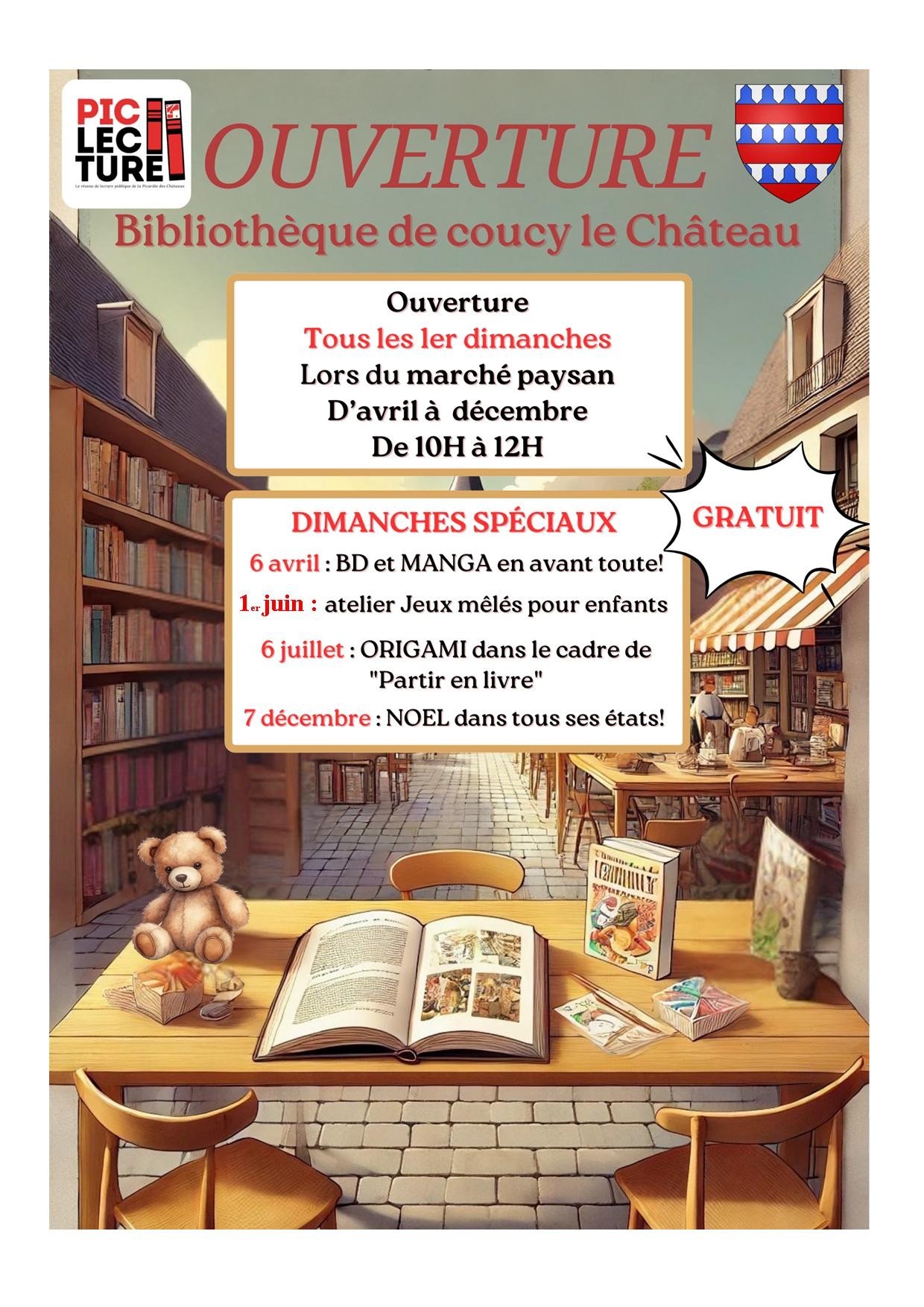 La bibliothèque fait son marché