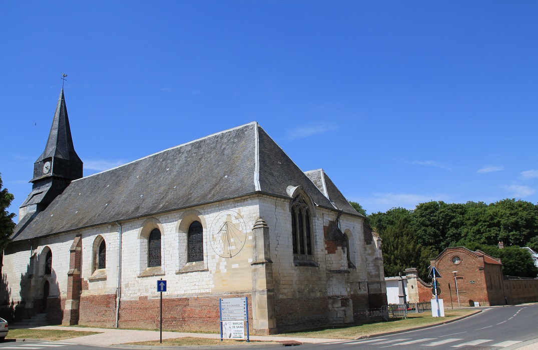 Eglise de Sains-en-Amiénois  France Hauts-de-France Somme Sains-en-Amiénois 80680