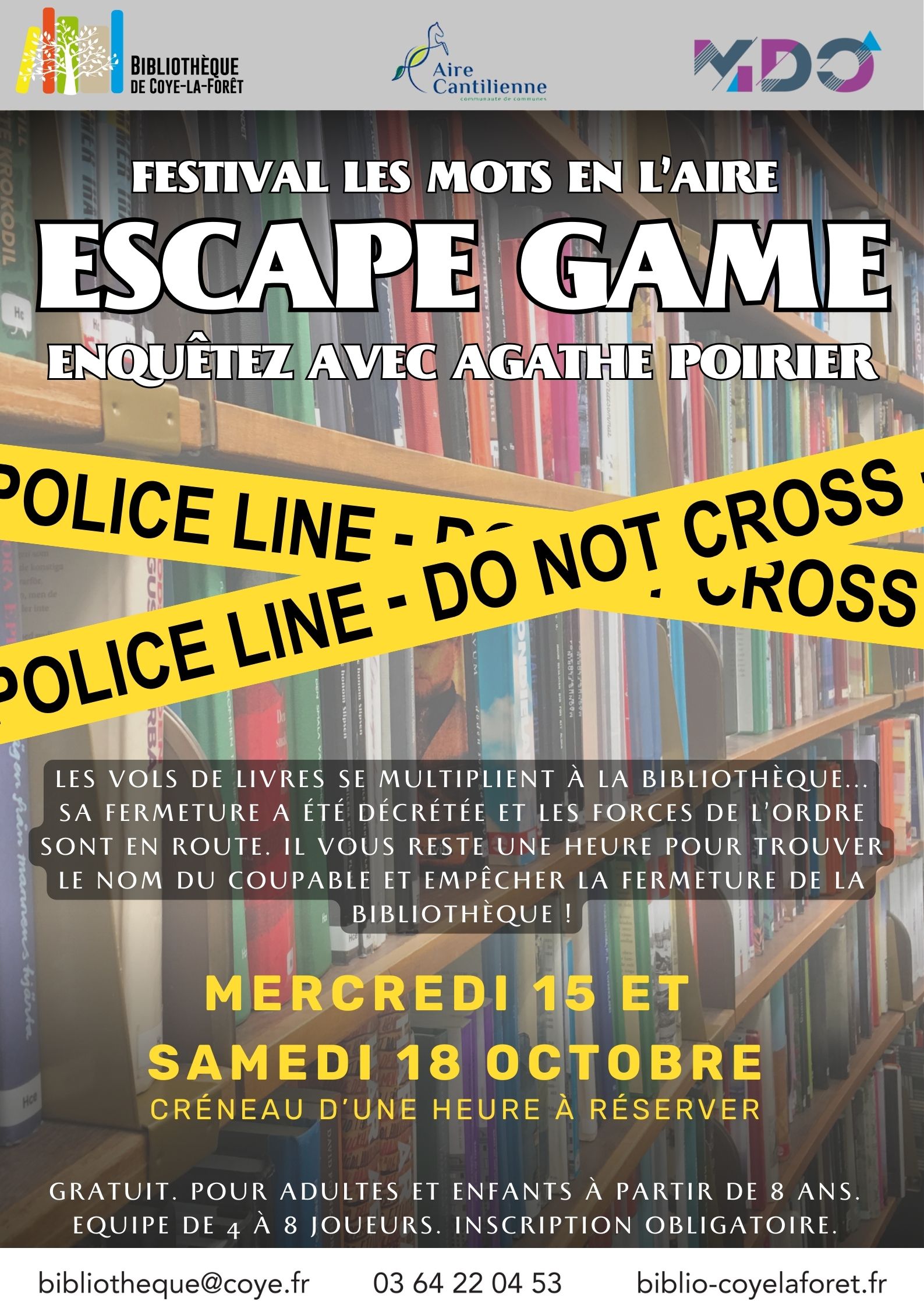 Escape Game à la bibliothèque de Coye-la-Forêt