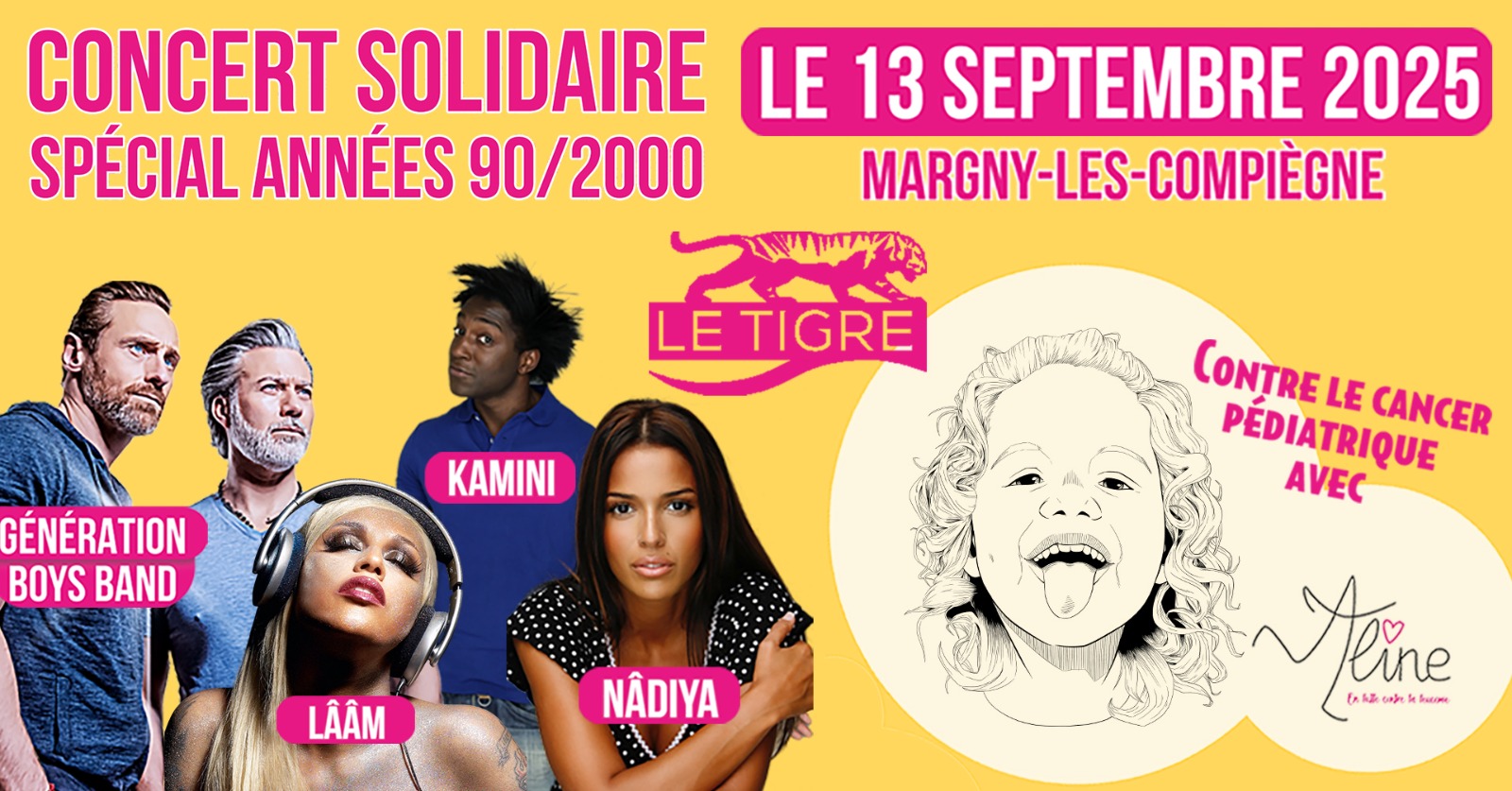 Concert solidaire - Spécial années 90/2000