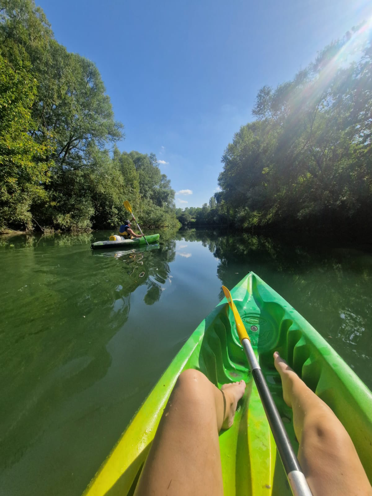 Canoé sur l'Aisne - Vailly - Au Soleil de Picardie