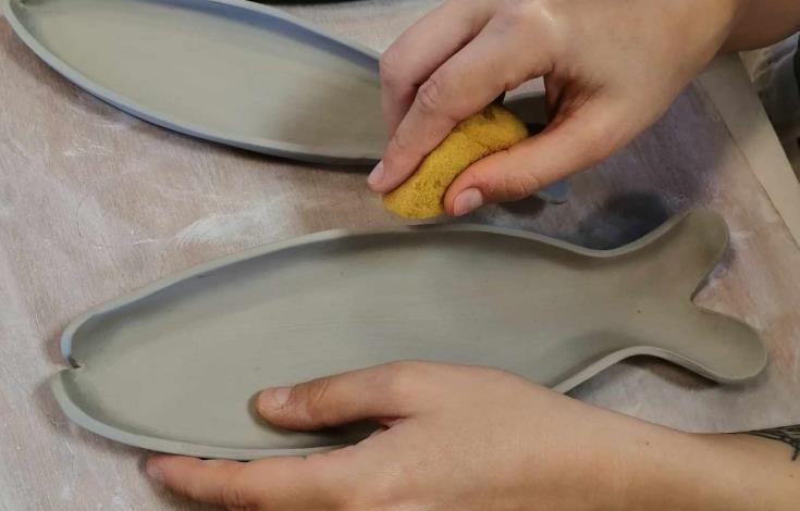 façonnage d'assiettes
