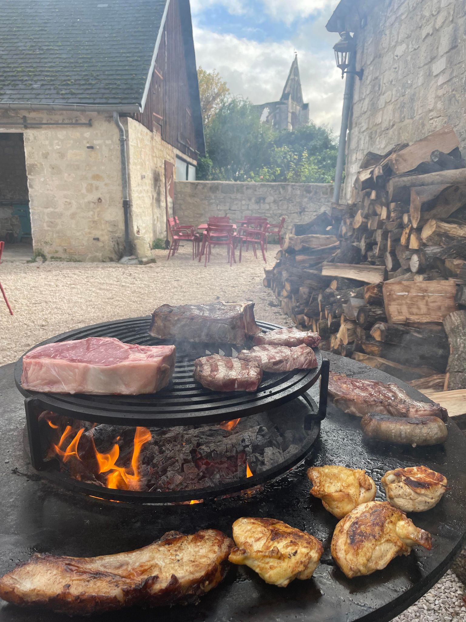 Restaurant de l'hotel de l'abbaye Longpont