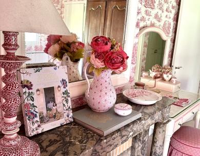 Passion Toile de Jouy dans la suite Pivoine