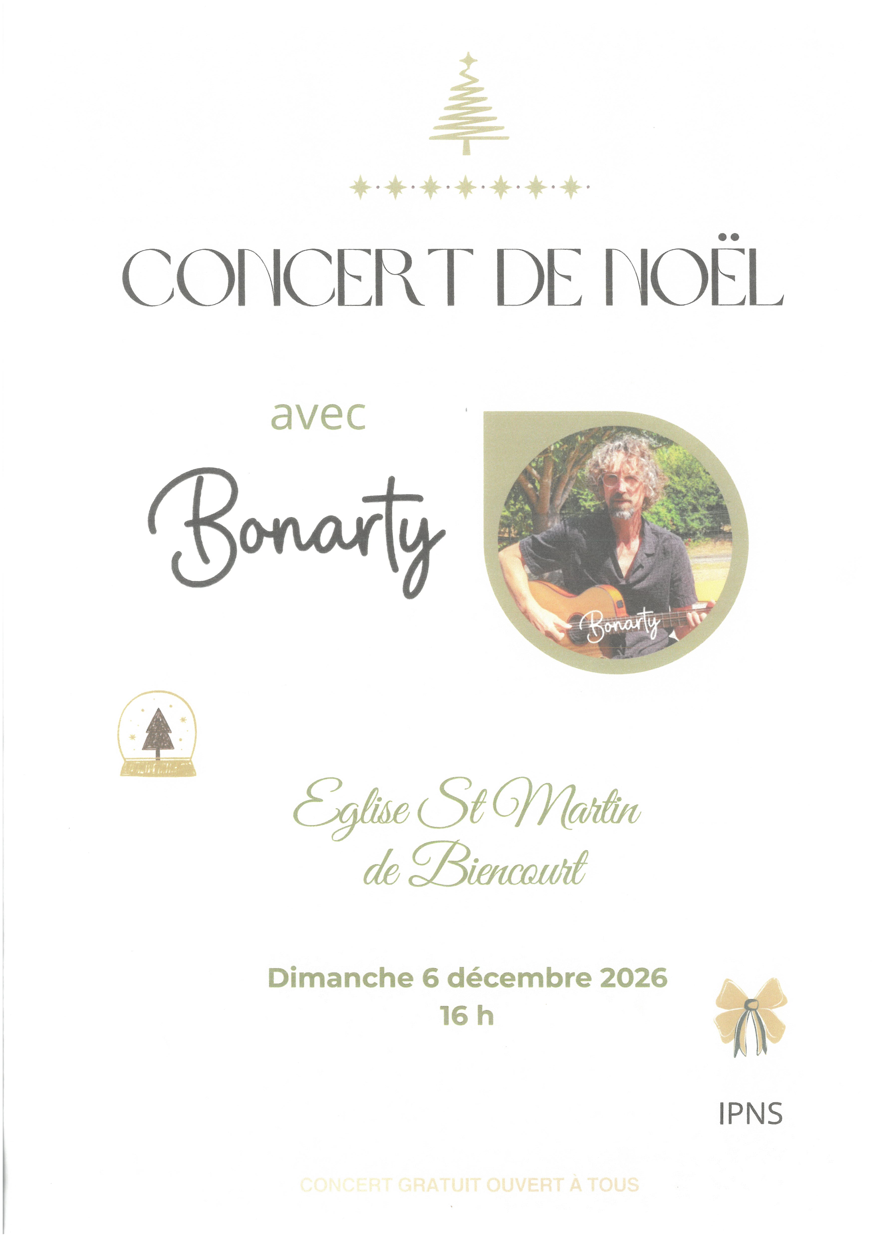 6 dec - concert de Noêl - ©Comité des fêtes-2026 6 dec - concert de Noêl