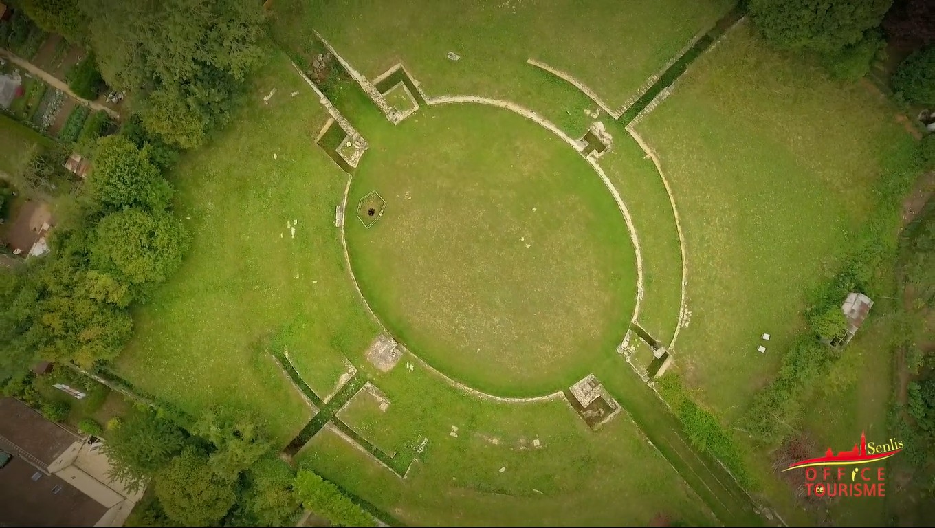 Arènes vues de drone