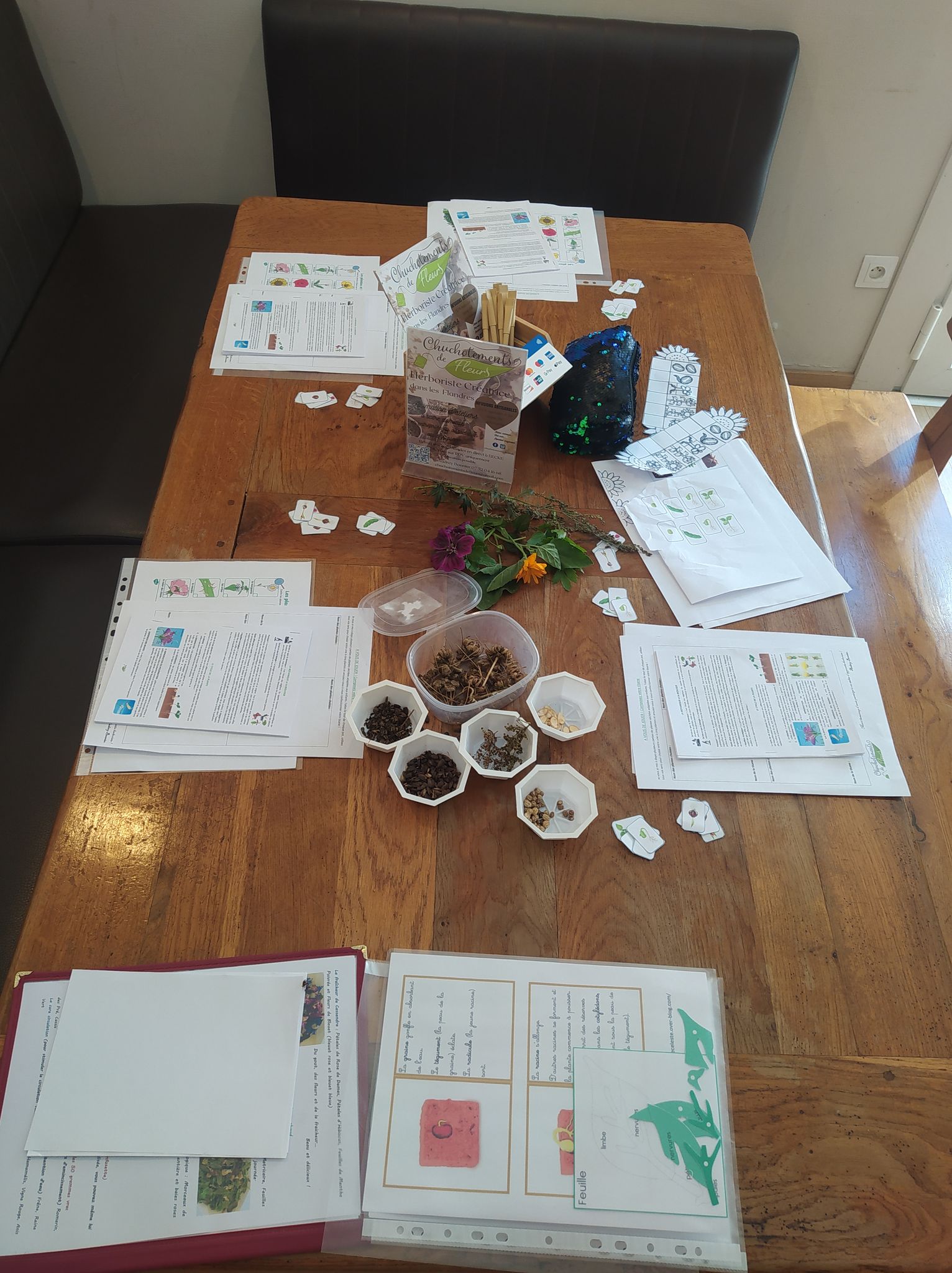 Atelier de création de tisane avec Audrey