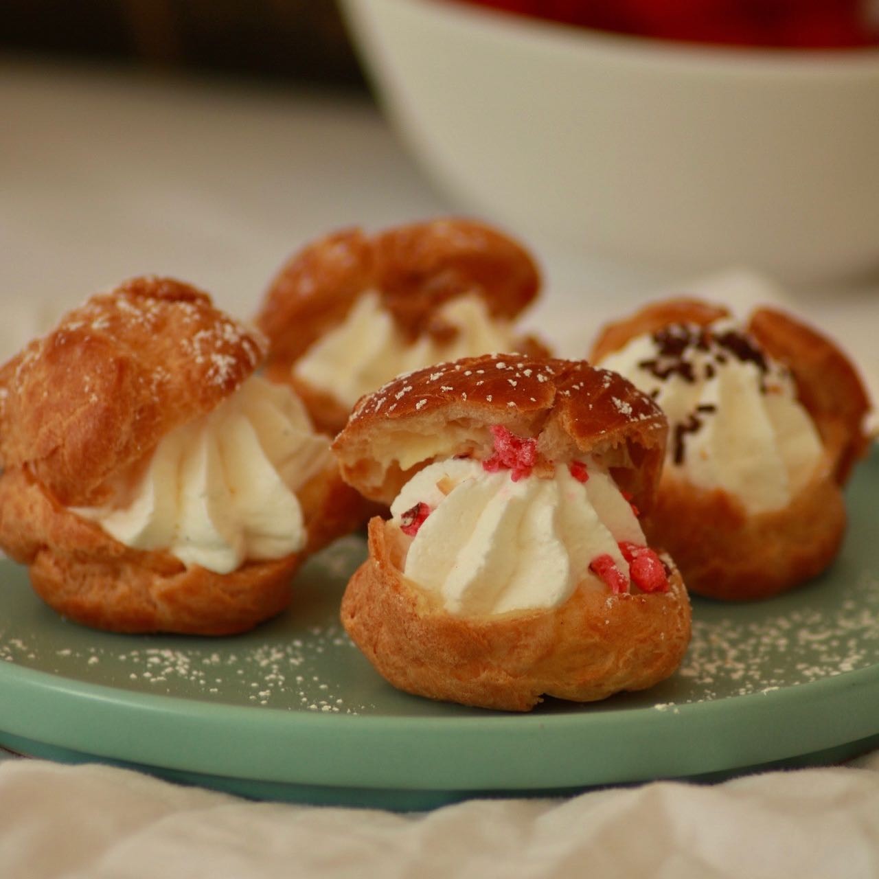 Choux à la crème Chantilly1 - Copie Atelier de crème Chantilly