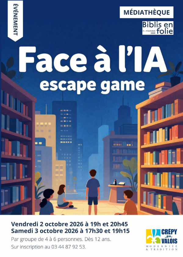 Escape game médiathèque - 2 et 3 oct