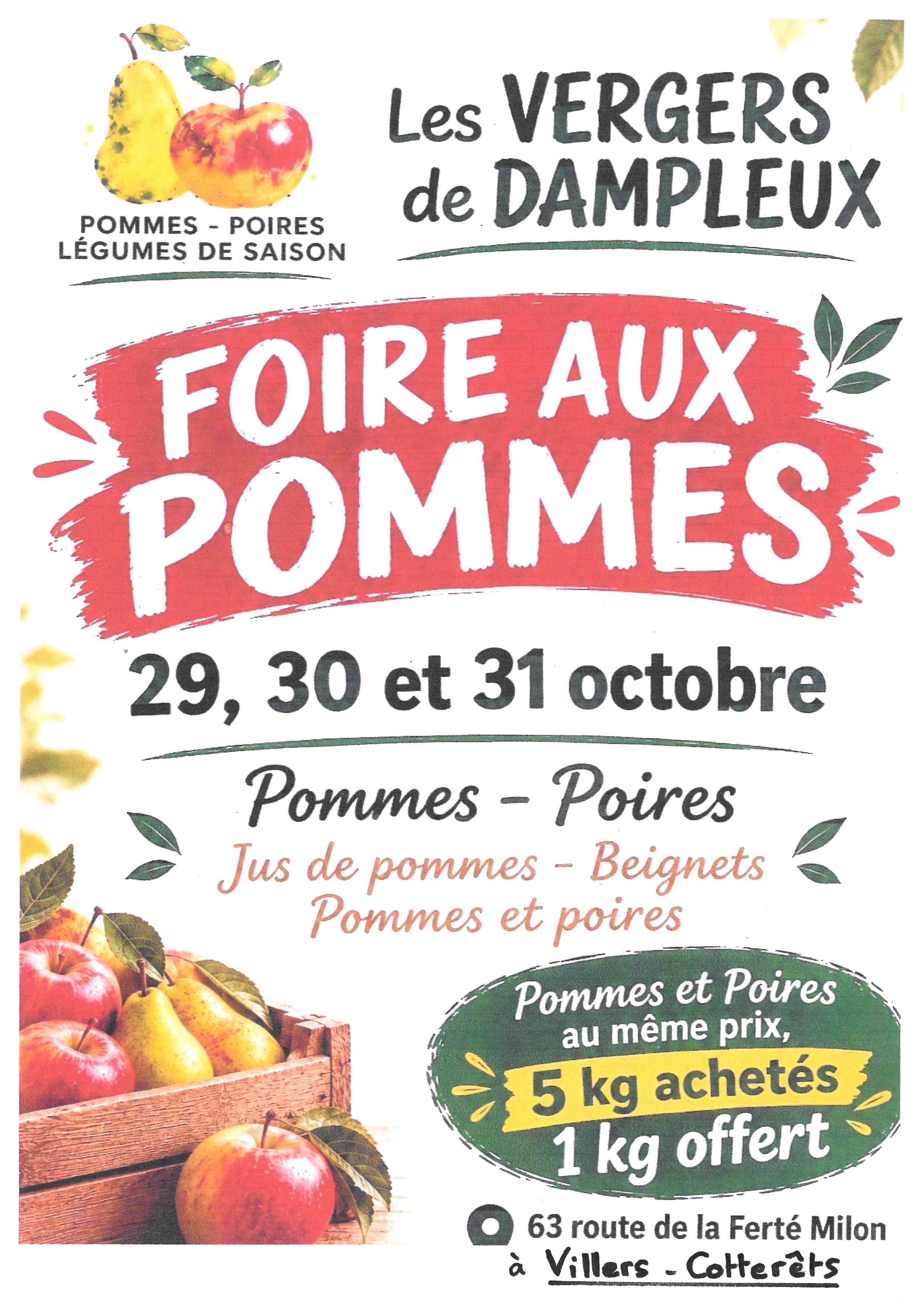Foire aux pommes Dampleux 29-31-oct