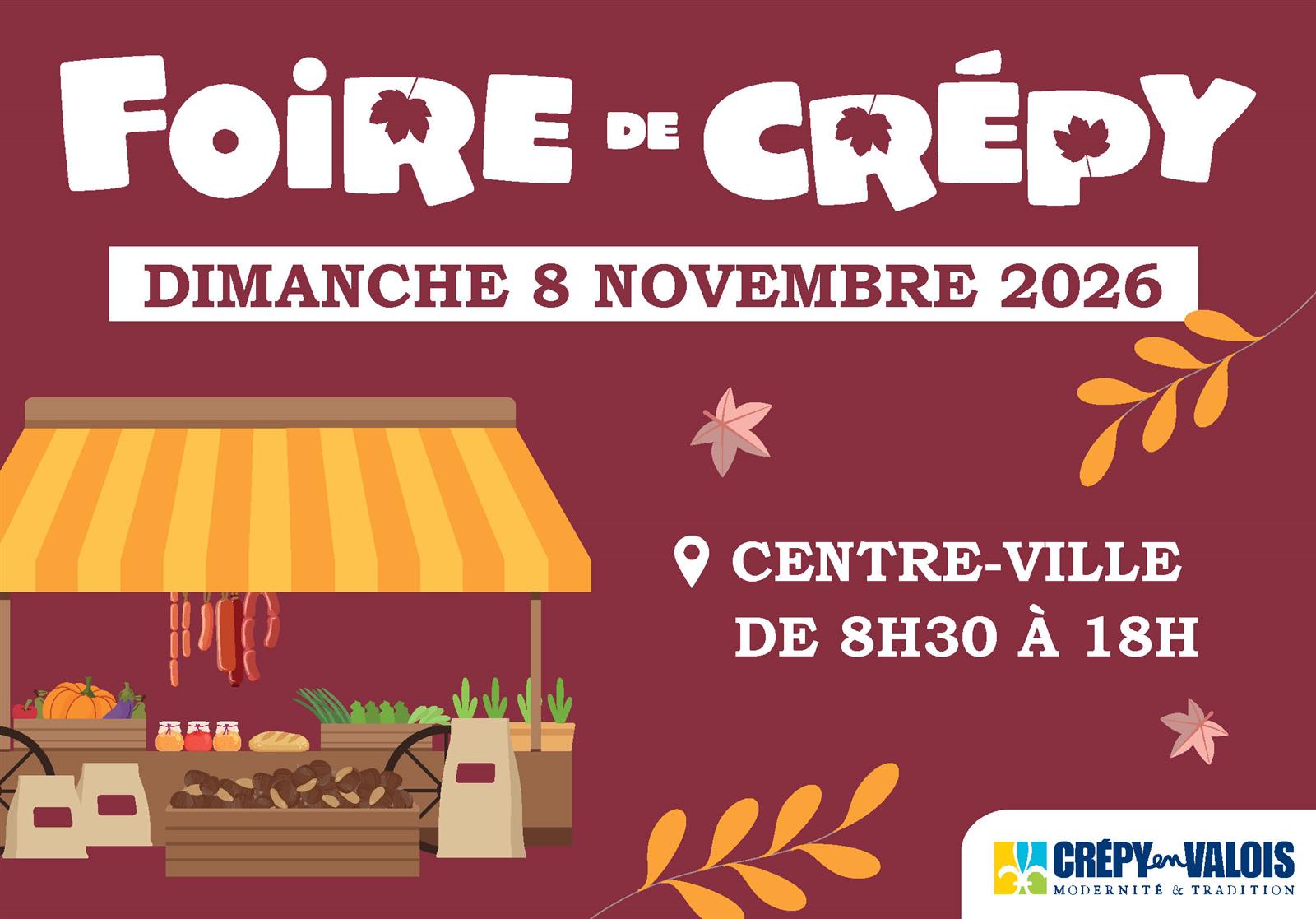 Foire de crépy - 8 nov
