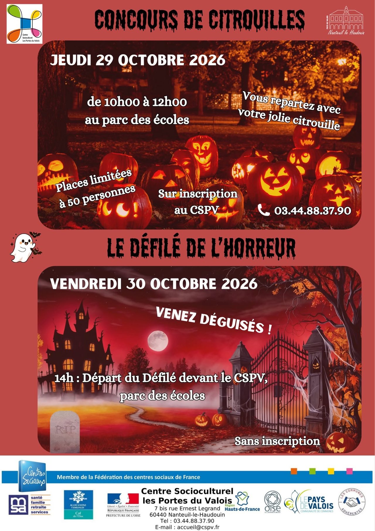Halloween NLH - 29 et 30 oct