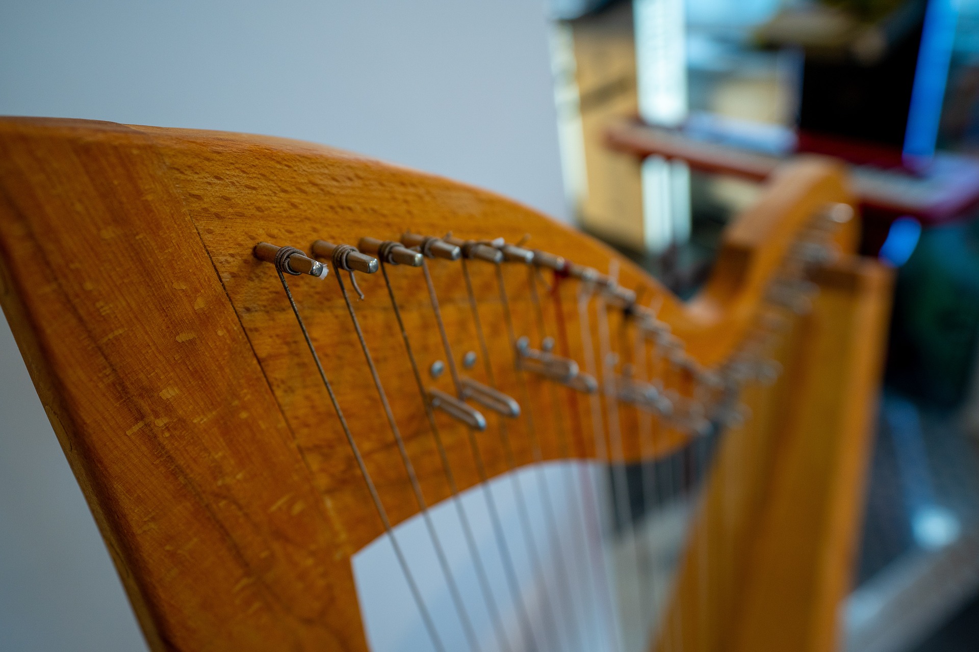 Harpe celtique par Louise Matifat