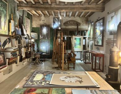 Intérieur de l’atelier
