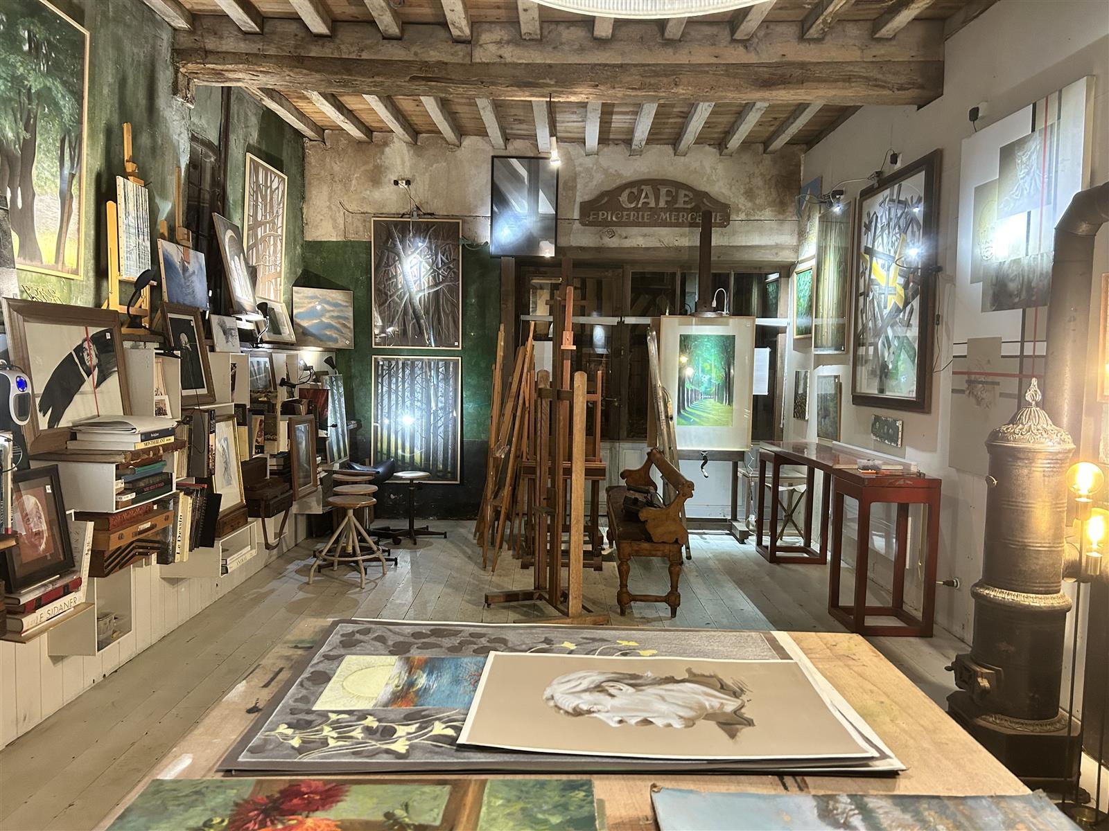 Intérieur de l’atelier