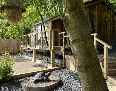 Cabane avec spa-Coeur de Lodge