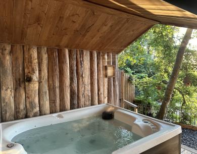 Spa privatif Coeur de Lodge