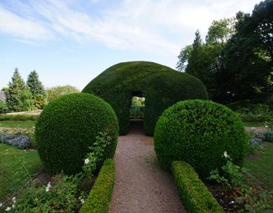 Jardin des ifs à Gerberoy
