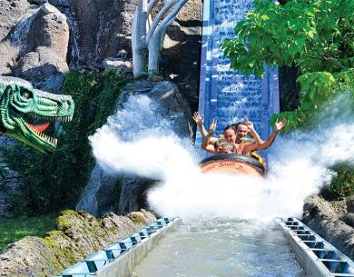 Le Dino Splash au Parc Saint-Paul