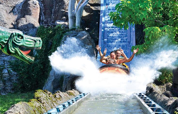 Le Dino Splash au Parc Saint-Paul