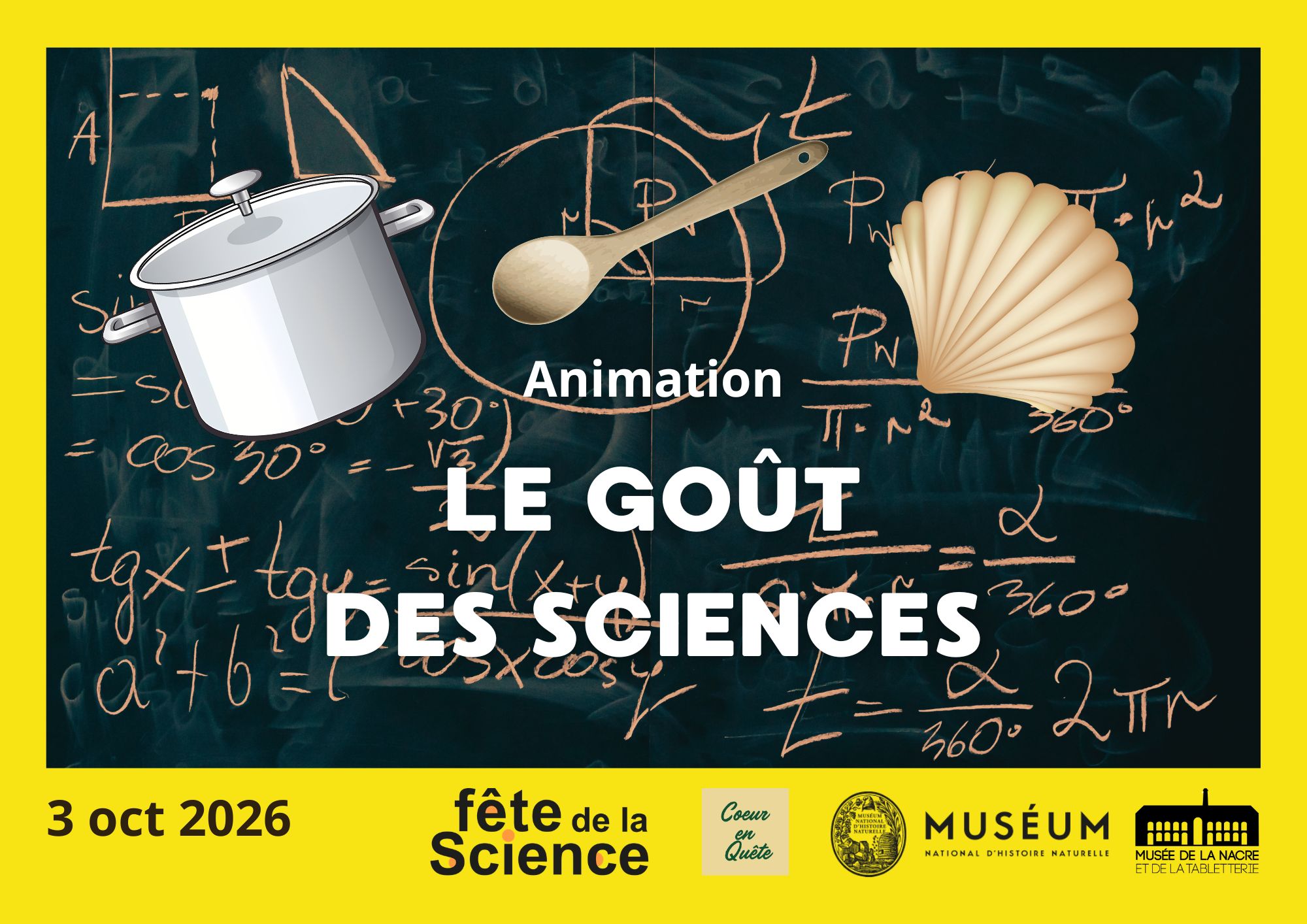 [FETE DE LA SCIENCE 2026] Animation - «Le goût des sciences »