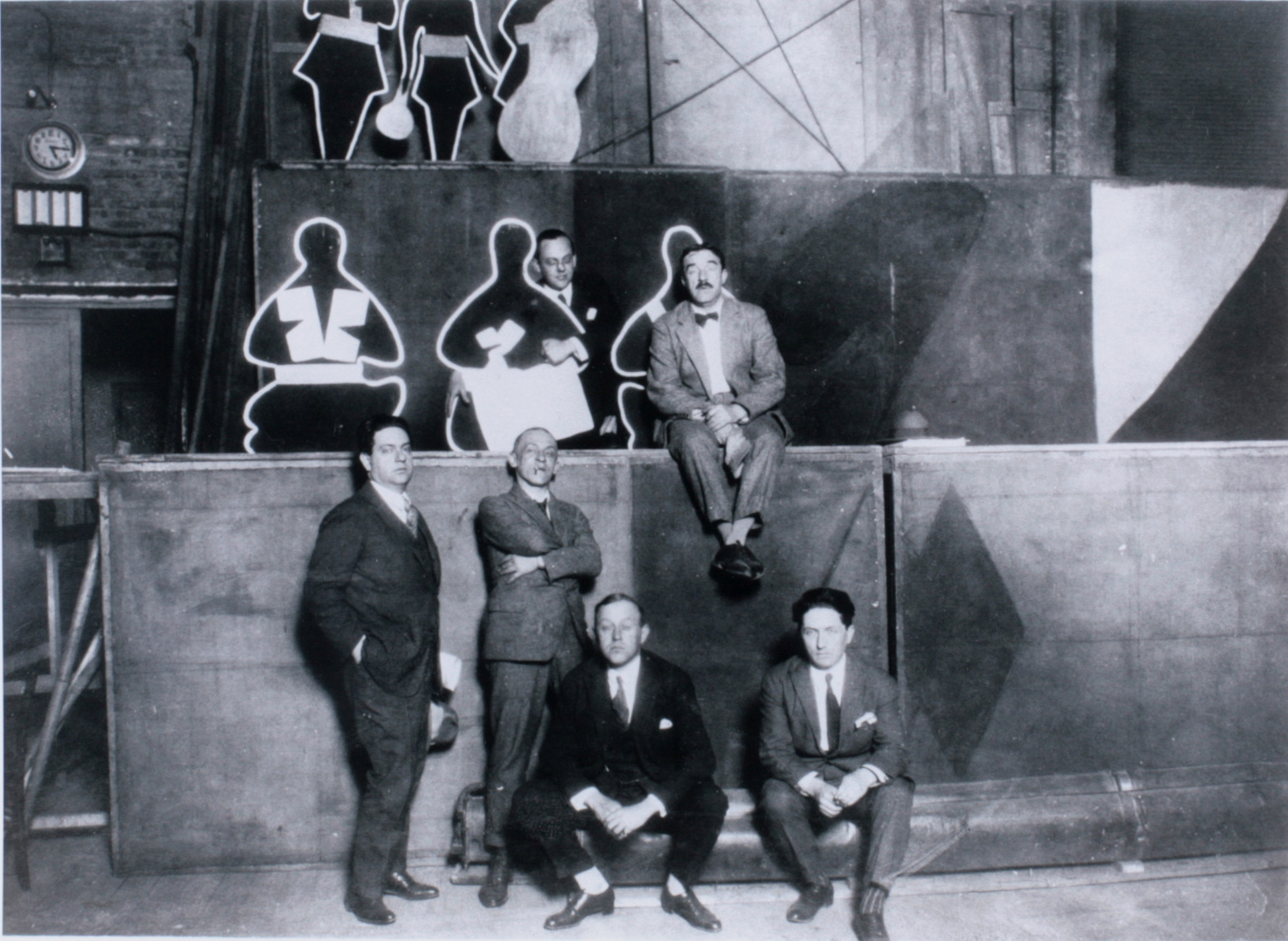 Portrait de Jean Börlin, Fernand Léger, Darius Milhaud, Blaise Cendrars, Rolf de Maré, Paul Claudel, Paris
