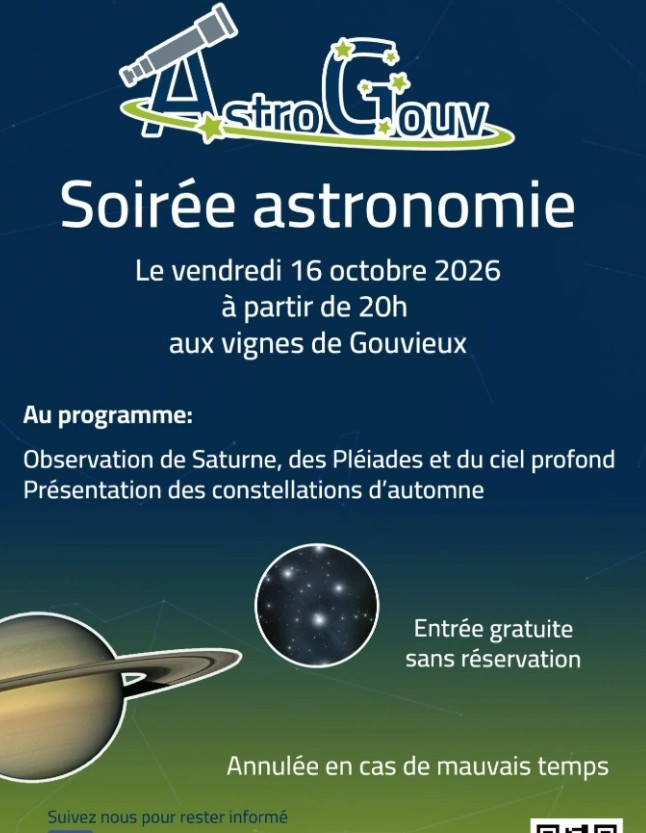 Soirée astronomie avec AstroGouv