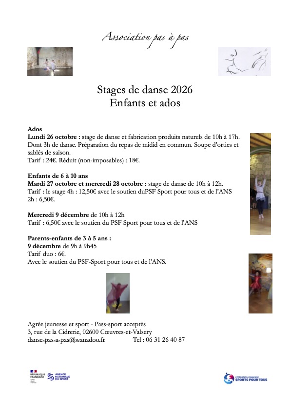 Stage de danse