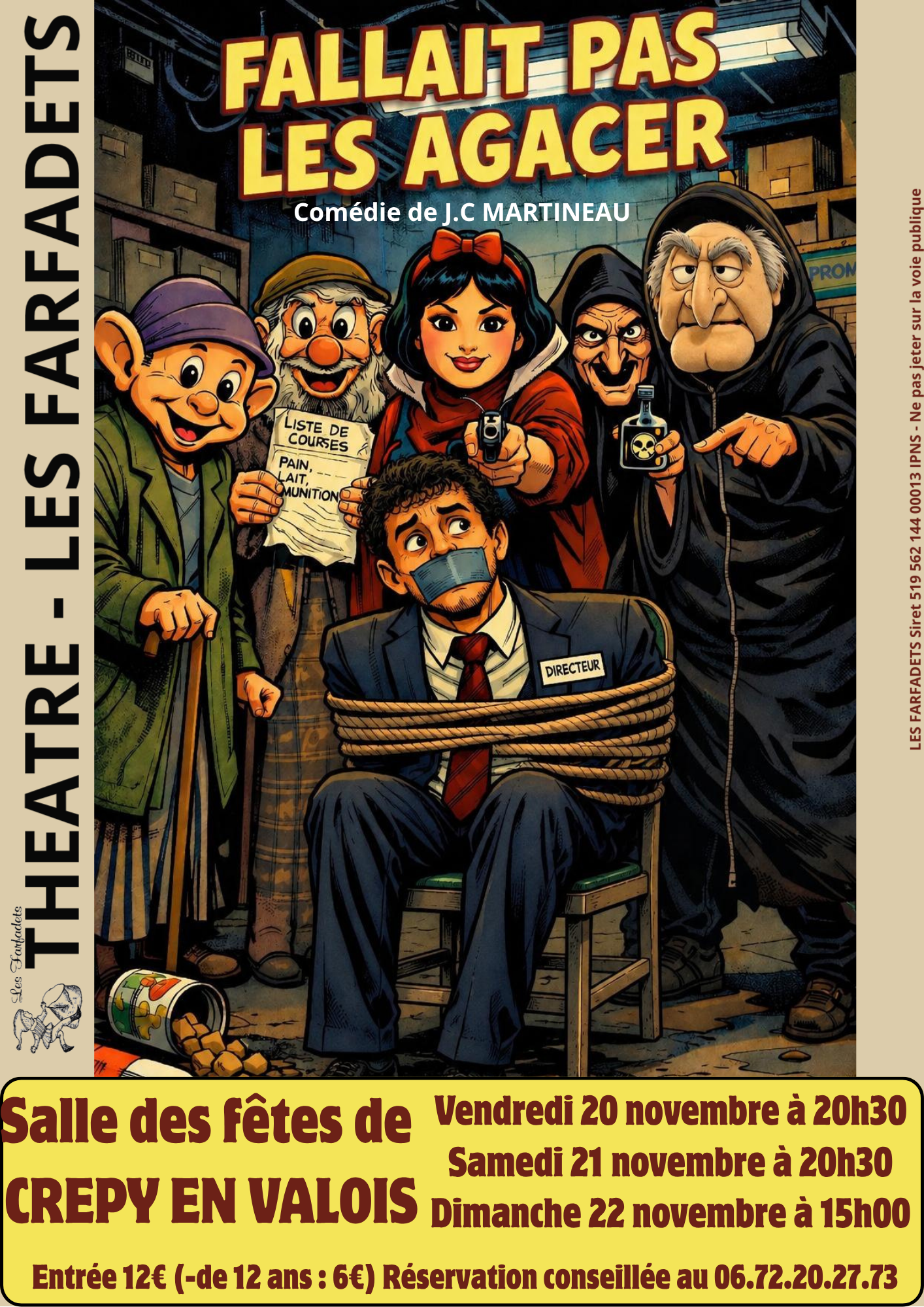 Théâtre Crépy - 20 au 22 nov