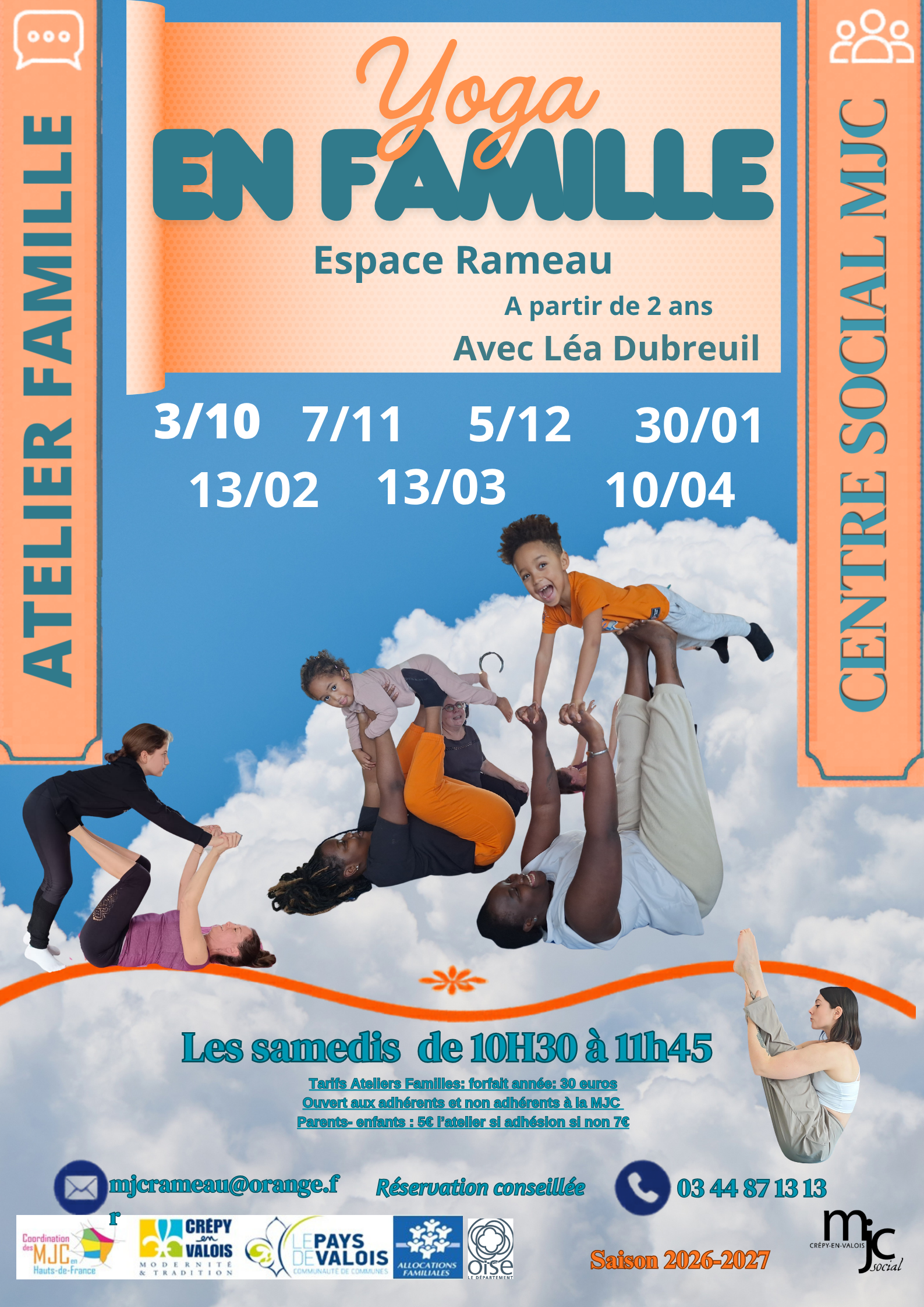 Ateliers - Yoga en famille 2026-2027