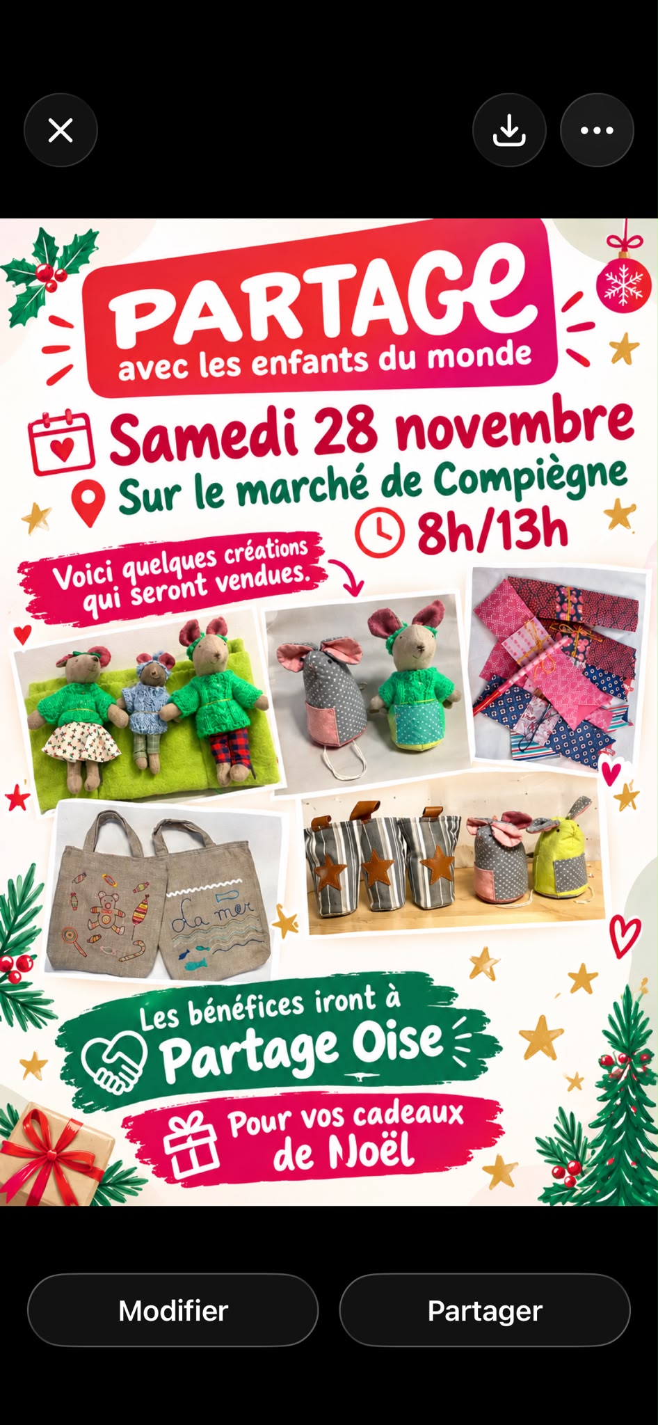 Vente de Noël | Partage Oise