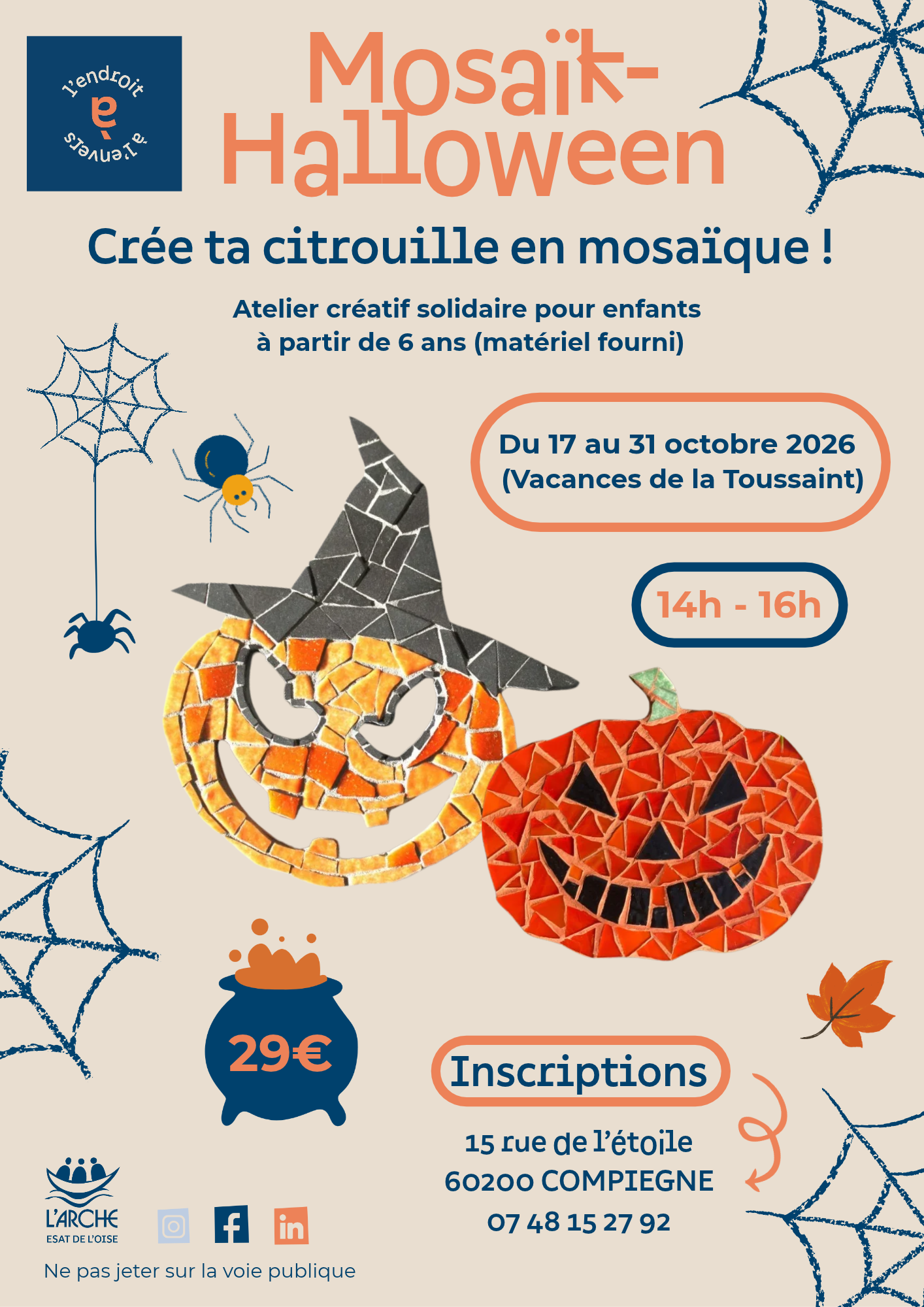 Mosaïk-Halloween