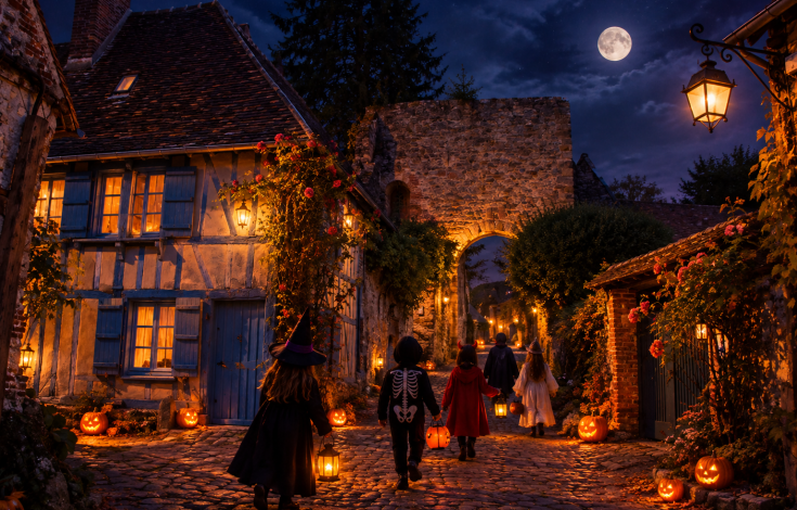 Chasse au Trésor Nocturne dans Gerberoy